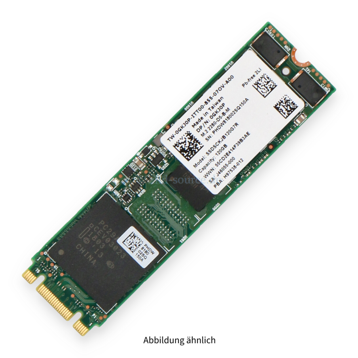Dell 120GB SATA M.2 2280 6G MLC SSD 0GKJ0P SSDSCKJB120G7R