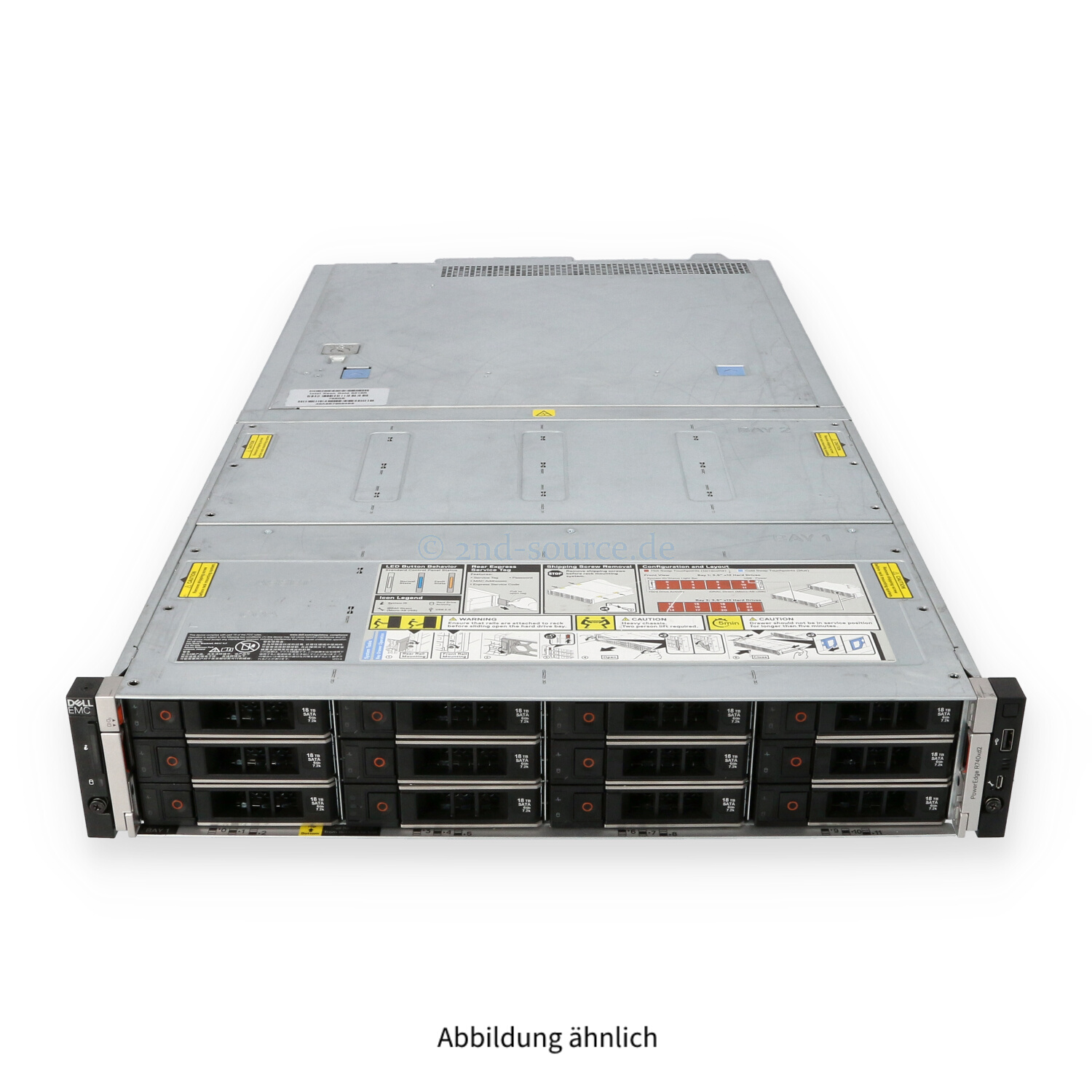 Dell R740xd2 24xLFF 2P Gold 6150 2.70GHz 18C 256GB H730p 216TB 7.2k SATA 6G HDD (12x 18TB) X540 I350 2x 1100W Dell R740xd2 24xLFF 2P Gold 6150 2.70GHz 18C 256GB H730p 216TB 7.2k SATA 6G HDD (12x 18TB) X540 I350 2x 1100W