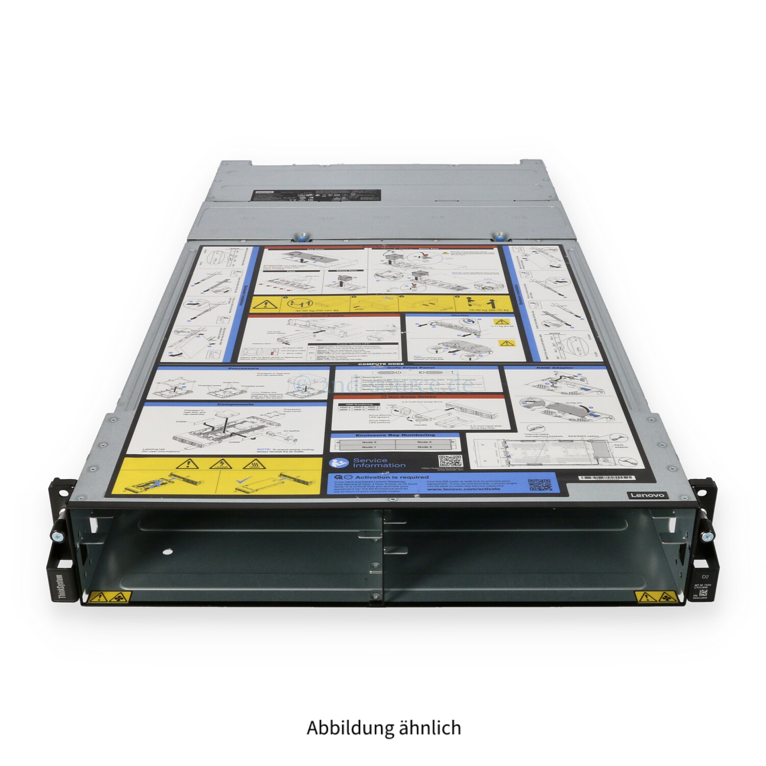 Lenovo D2 Enclosure 4x OPA 100 2x 2000W 7X20-AUXM Lenovo D2 Enclosure 4x OPA 100 2x 2000W 7X20-AUXM