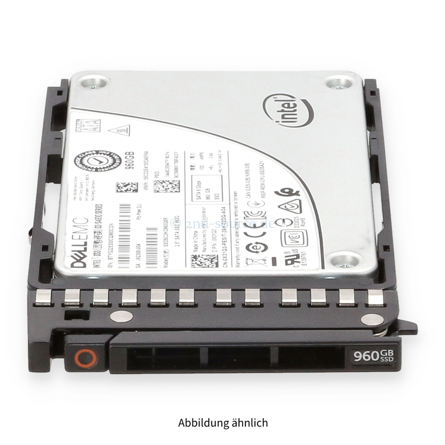 Dell 960GB SATA 6G SFF Mixed Use HotPlug SSD X31G3 0X31G3