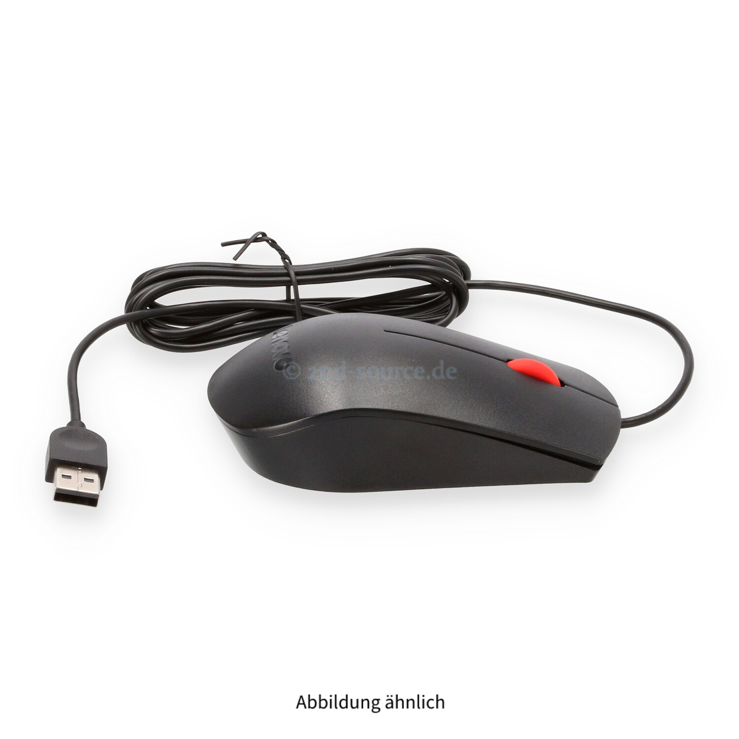 Lenovo Optical USB Mouse 3 Tasten Beidhändig Schwarz 00PH133