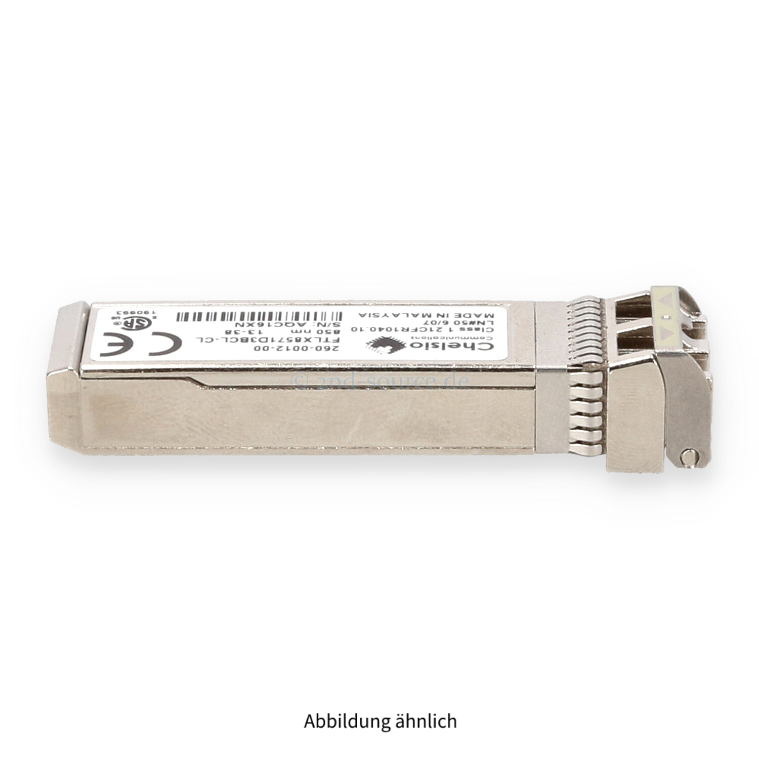 Chelsio 10GB Shortwave FC SFP+ Transceiver Module FTLX8571D3BCL-CL Chelsio 10GB Shortwave FC SFP+ Transceiver Module FTLX8571D3BCL-CL