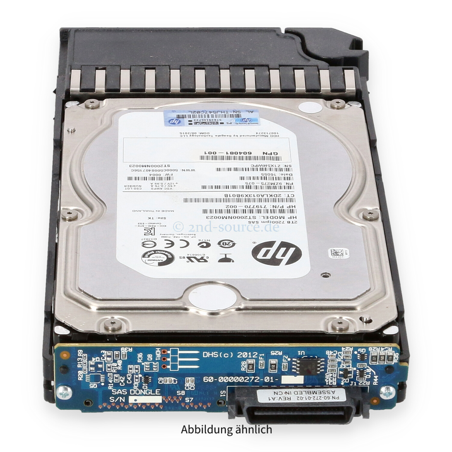 HPE 2TB 7.2k SAS 6G LFF DP HotPlug HDD StorageWorks P2000 G3 AW555A 605475-001