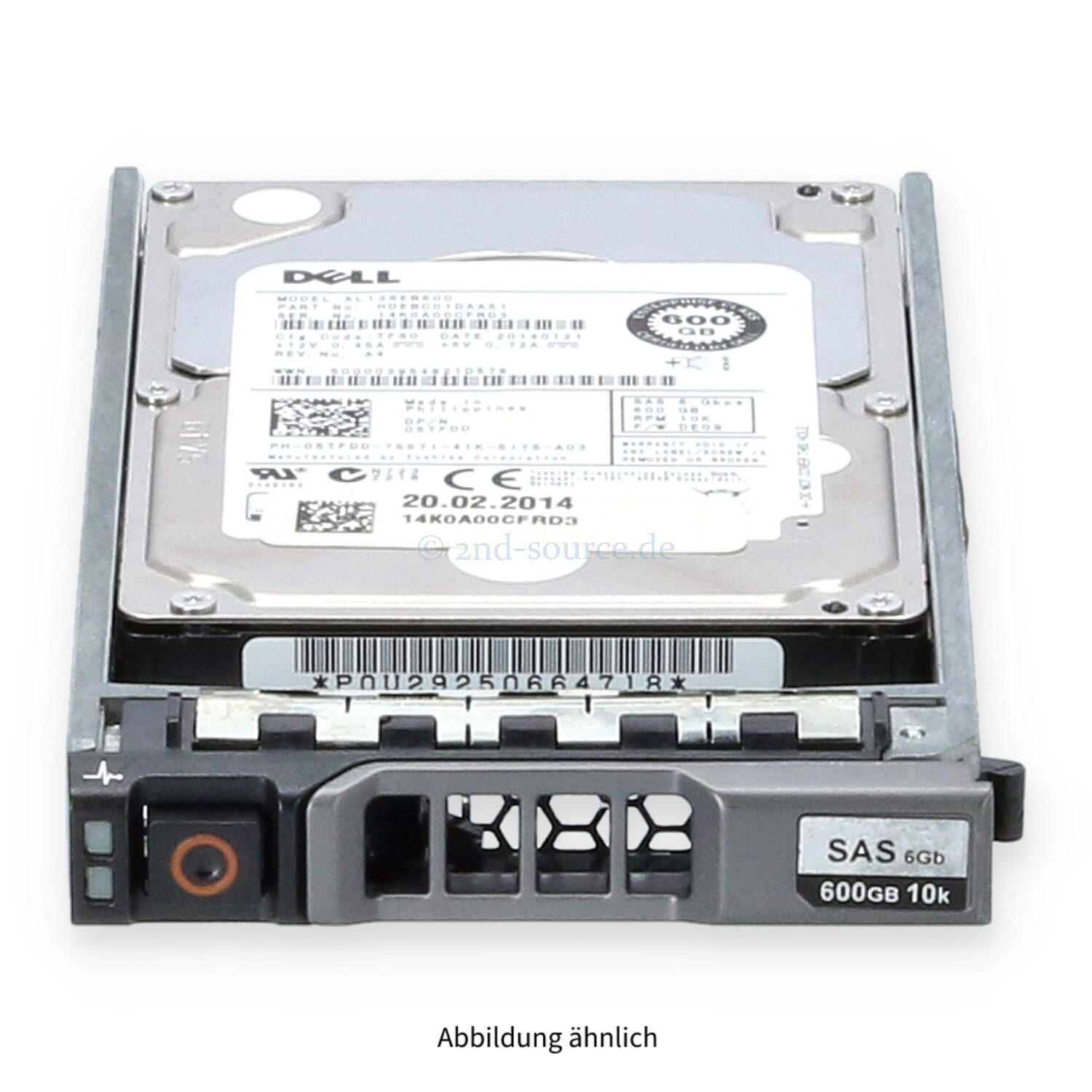 Dell 600GB 10k SAS 6G SFF HotPlug HDD 5TFDD 05TFDD