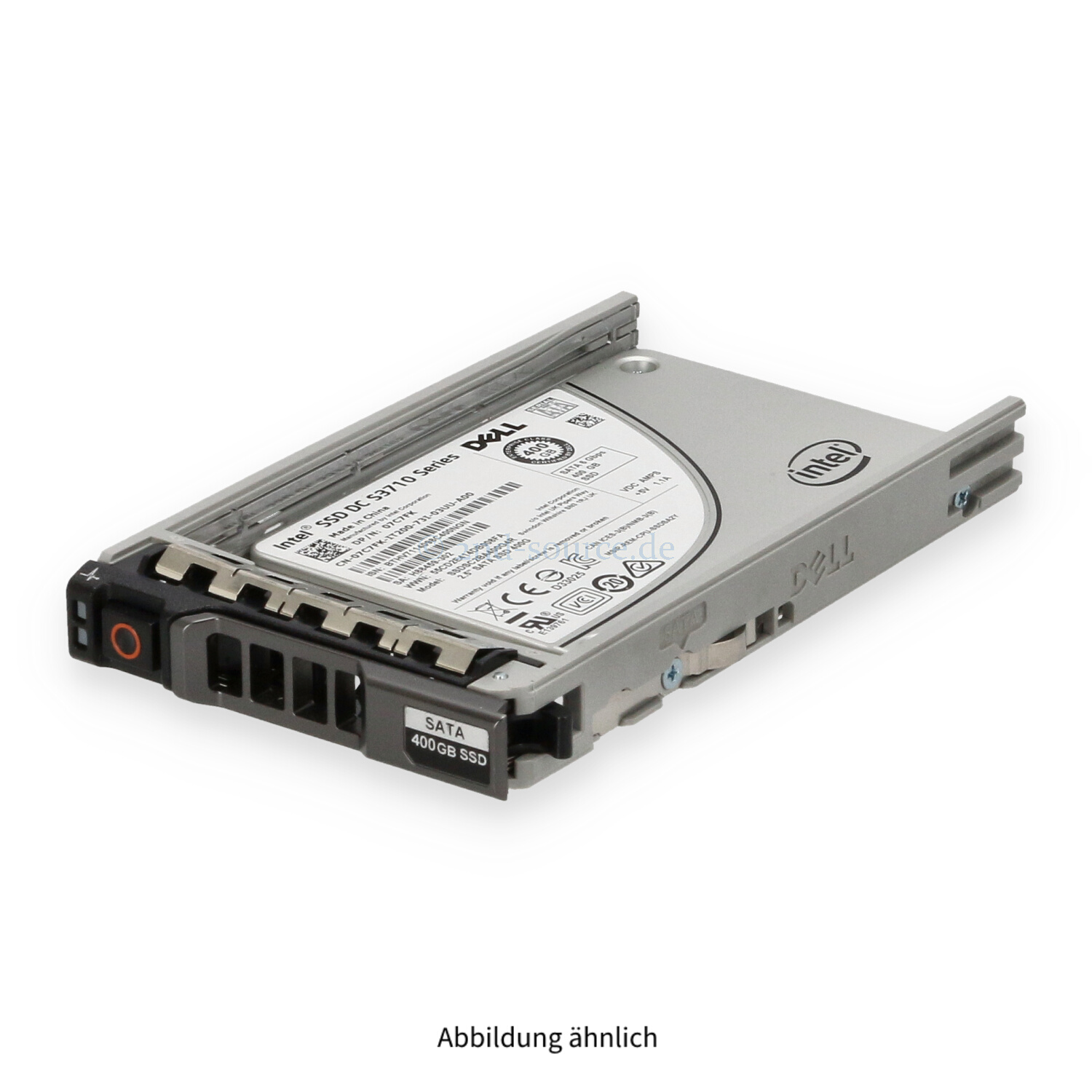 Dell 400GB SATA 6G SFF Write Intensive HotPlug SSD 7C7FK 07C7FK