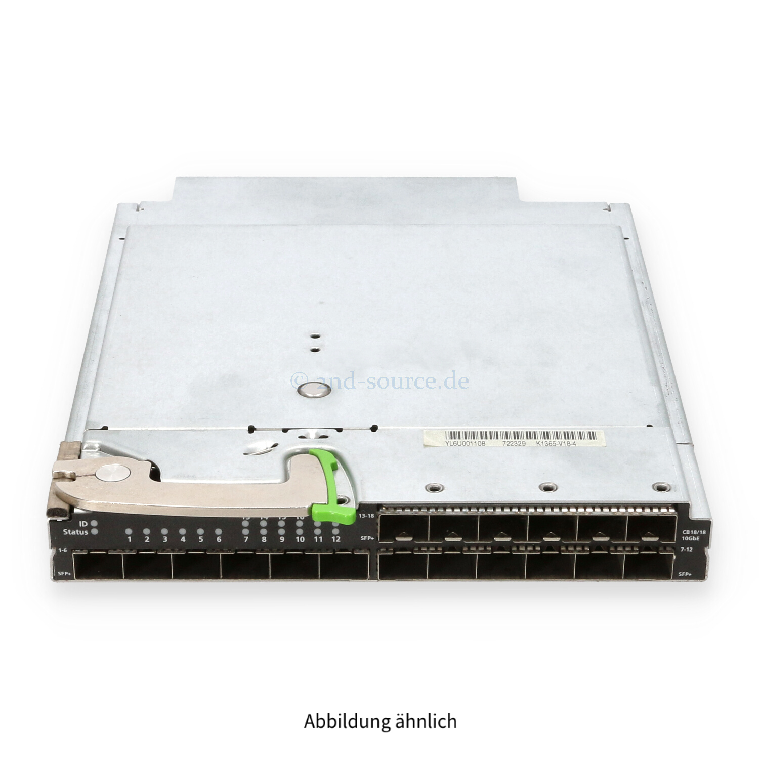 Fujitsu 18x 10GBase SFP+ Ethernet Pass Thru Module BX400 S1 S26361-K1365-V18 38018385 A3C40119673