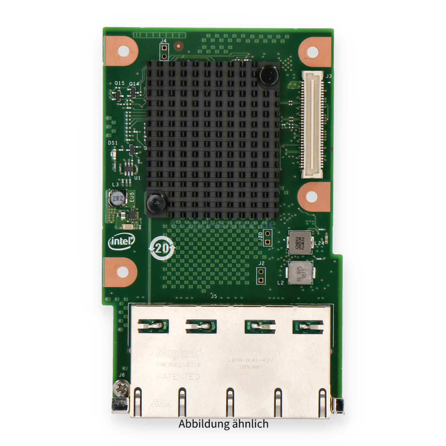 Intel I357-T4 4x 1000Base-T Network Daughter Card I357T4OCPG1P5 Intel I357-T4 4x 1000Base-T Network Daughter Card I357T4OCPG1P5