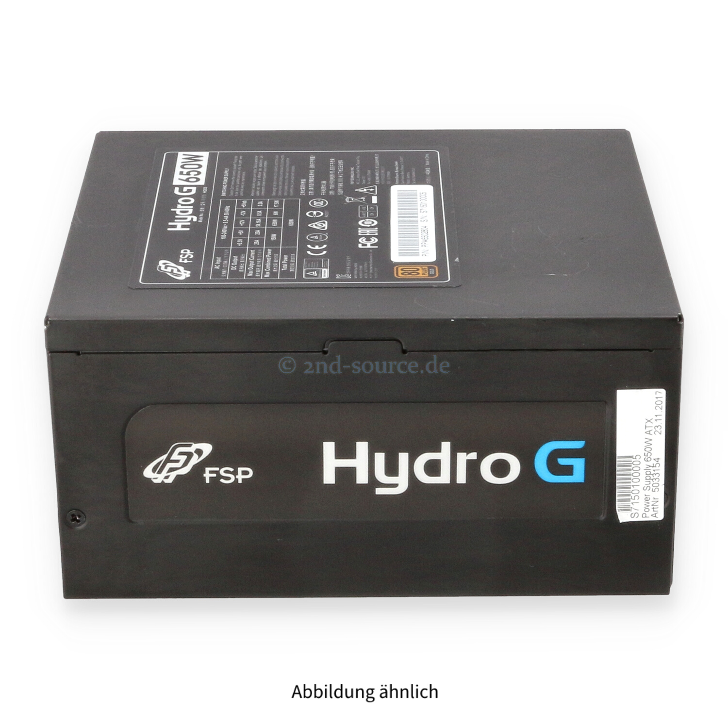 FSP Hydro G HG650 650W ATX Modular Power Supply PPA6502804 FSP Hydro G HG650 650W ATX Modular Power Supply PPA6502804