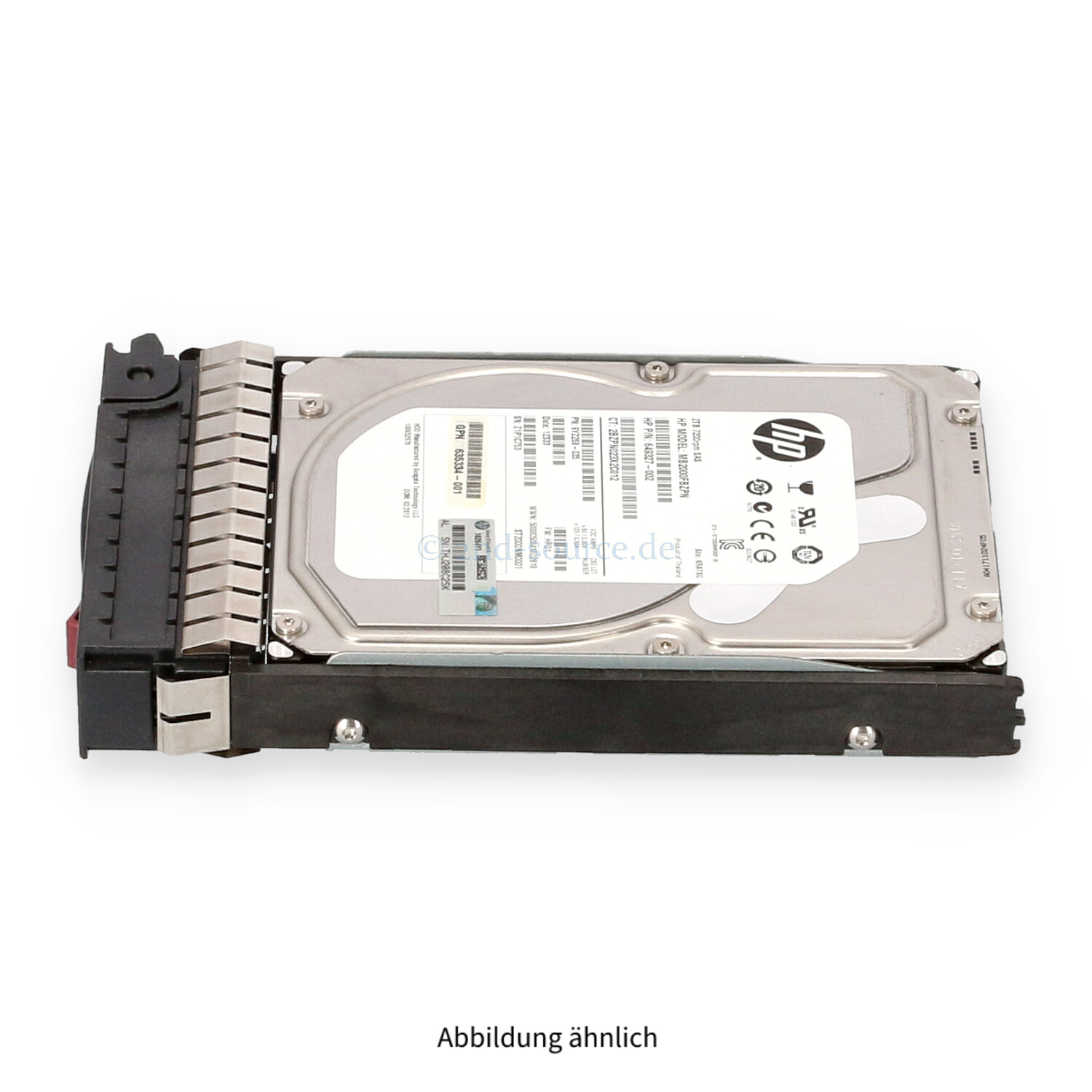 HPE EVA 2TB 7.2k SAS 6G LFF DP HotPlug HDD M6612 AW590A 602119-001