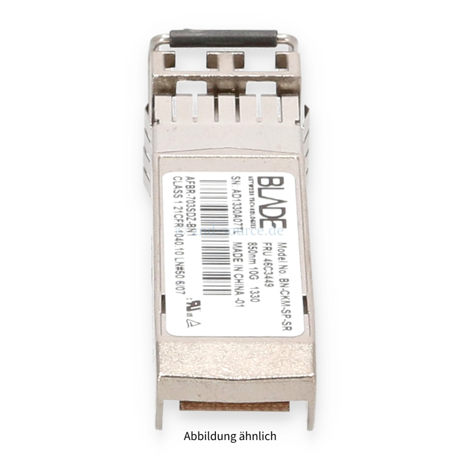 IBM 10GB Shortwave SFP+ Transceiver Module 46C3447 46C3449 46C3448