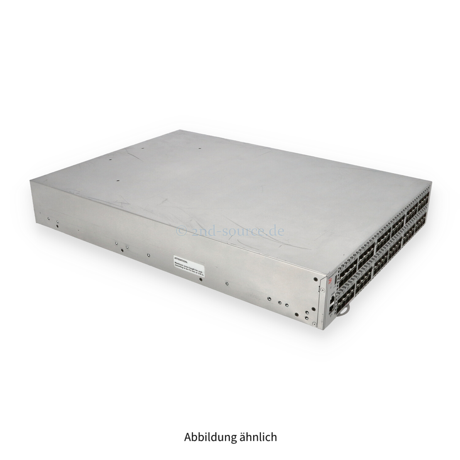 Brocade 6520 96-Port/96-Active SFP+ 16G Fibre Channel SAN Switch 1x 1100W BR-6520-48-8G-R