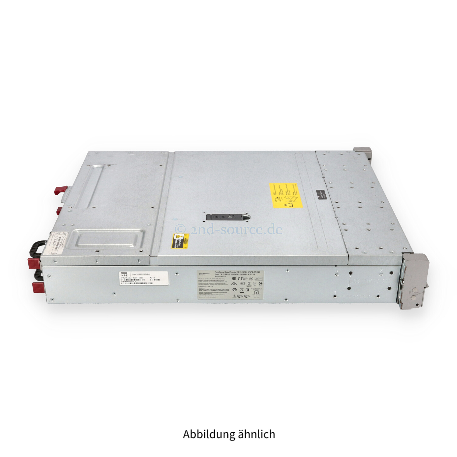 HPE StorageWorks D3700 Disk Enclosure mit 25x 600GB 10k SAS 6G SFF HDD (15TB) 2x 460W B7E40A QW967A