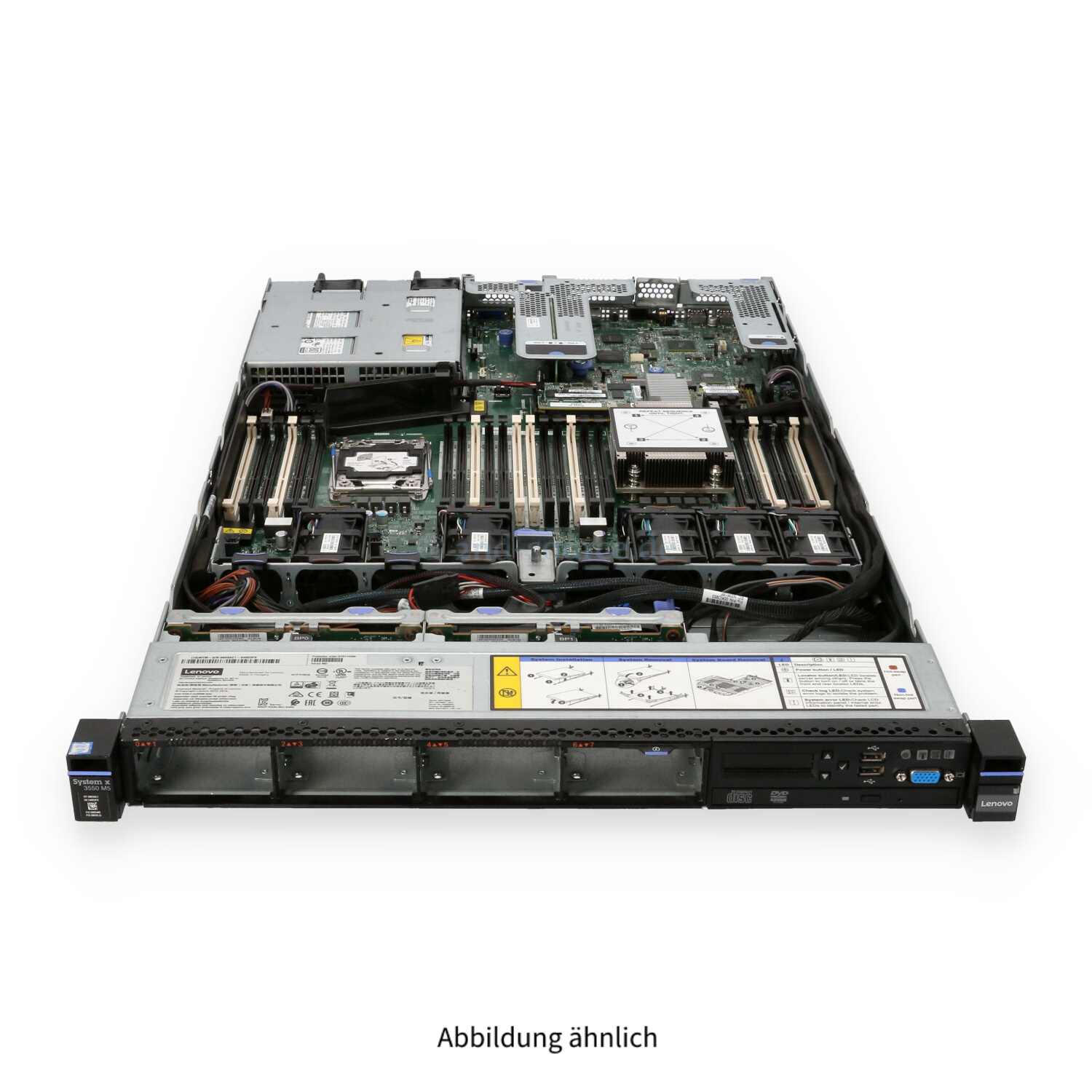 Lenovo System x3550 M5 8xSFF CTO M5210 inkl. 1x Standard Heatsink 2x 750W 8869-AC1 Lenovo System x3550 M5 8xSFF CTO M5210 inkl. 1x Standard Heatsink 2x 750W 8869-AC1