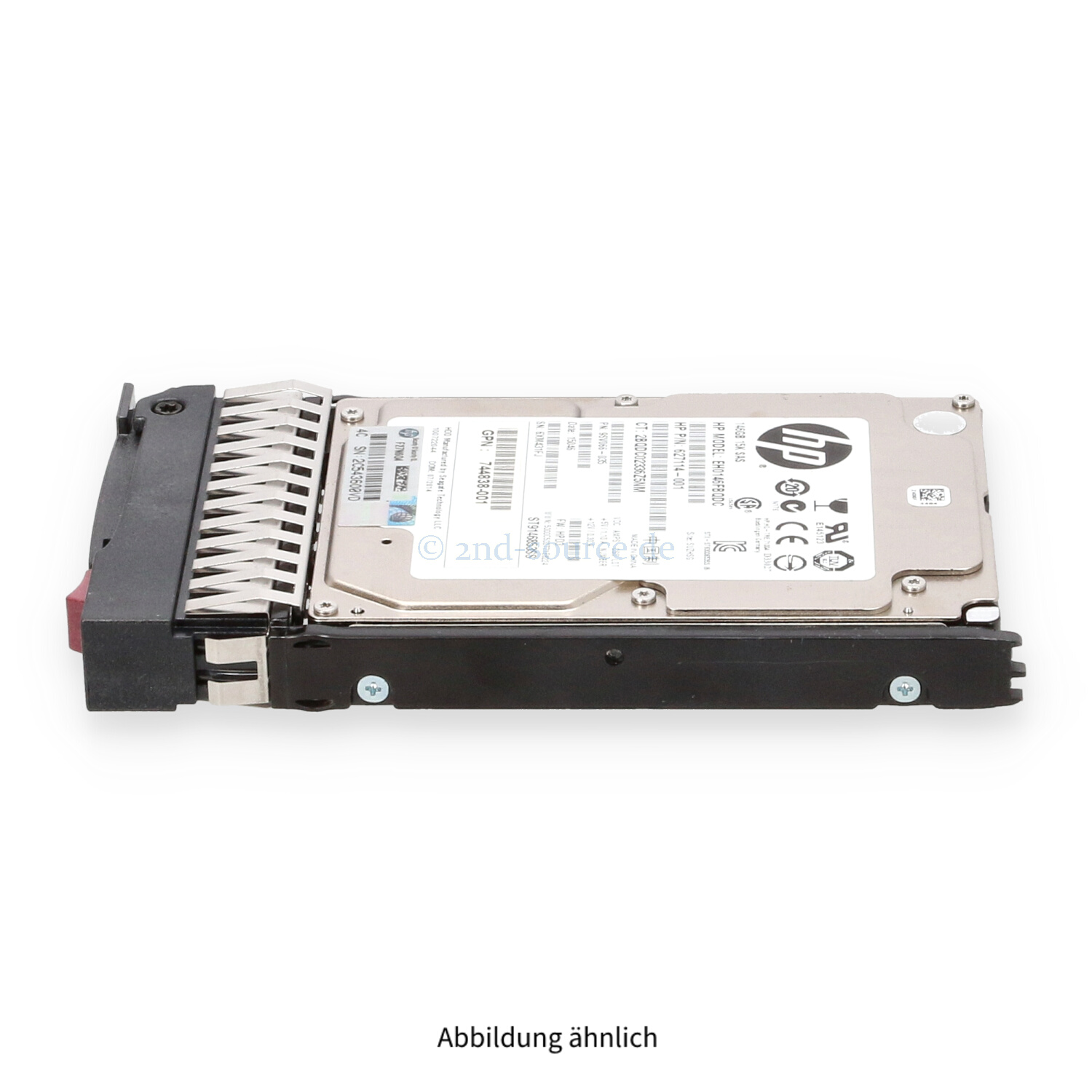 HPE 146GB 15k SAS 6G SFF HotPlug HDD AP877A 512744-001