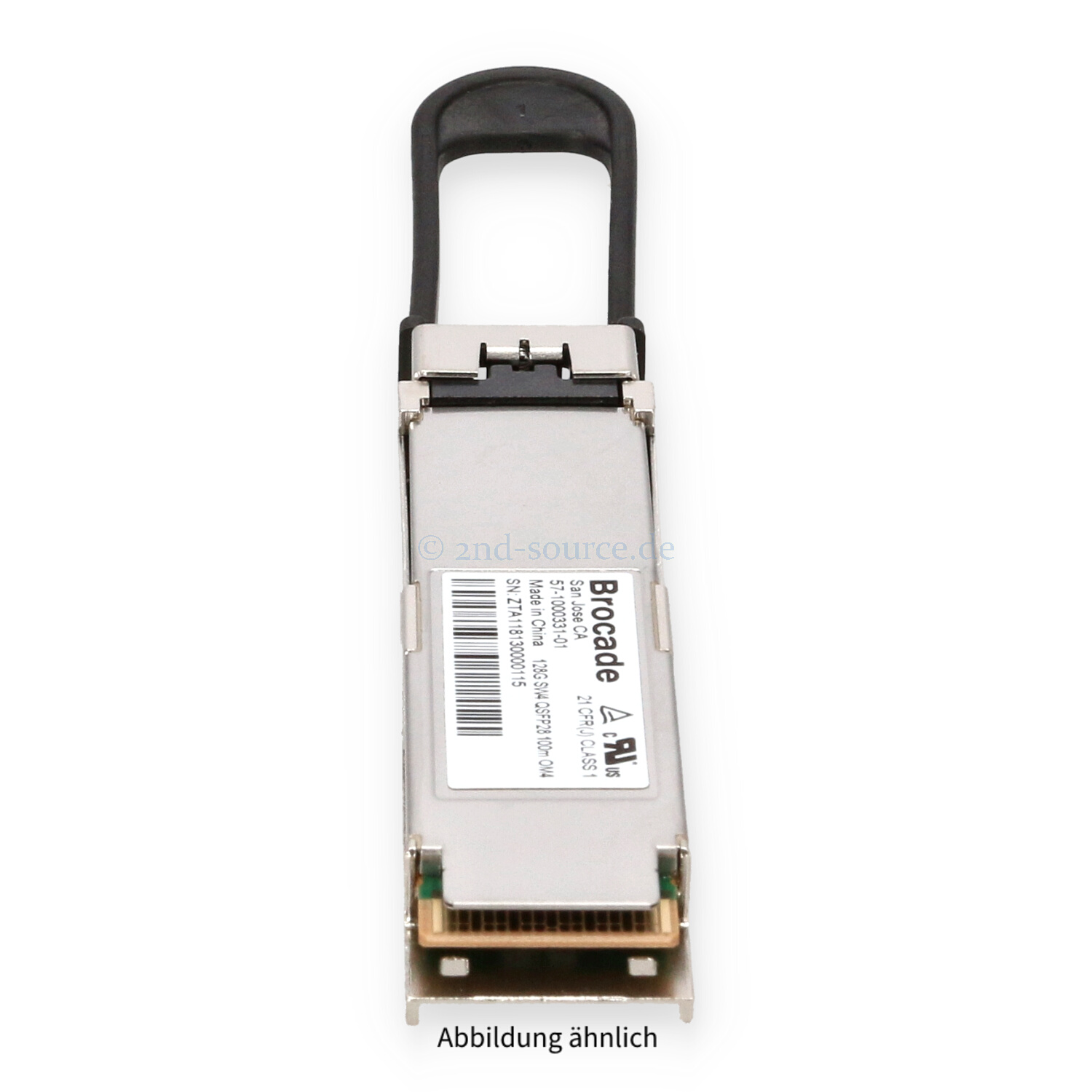 Brocade 128GB SW4 QSFP28 Transceiver Module 57-1000331-01