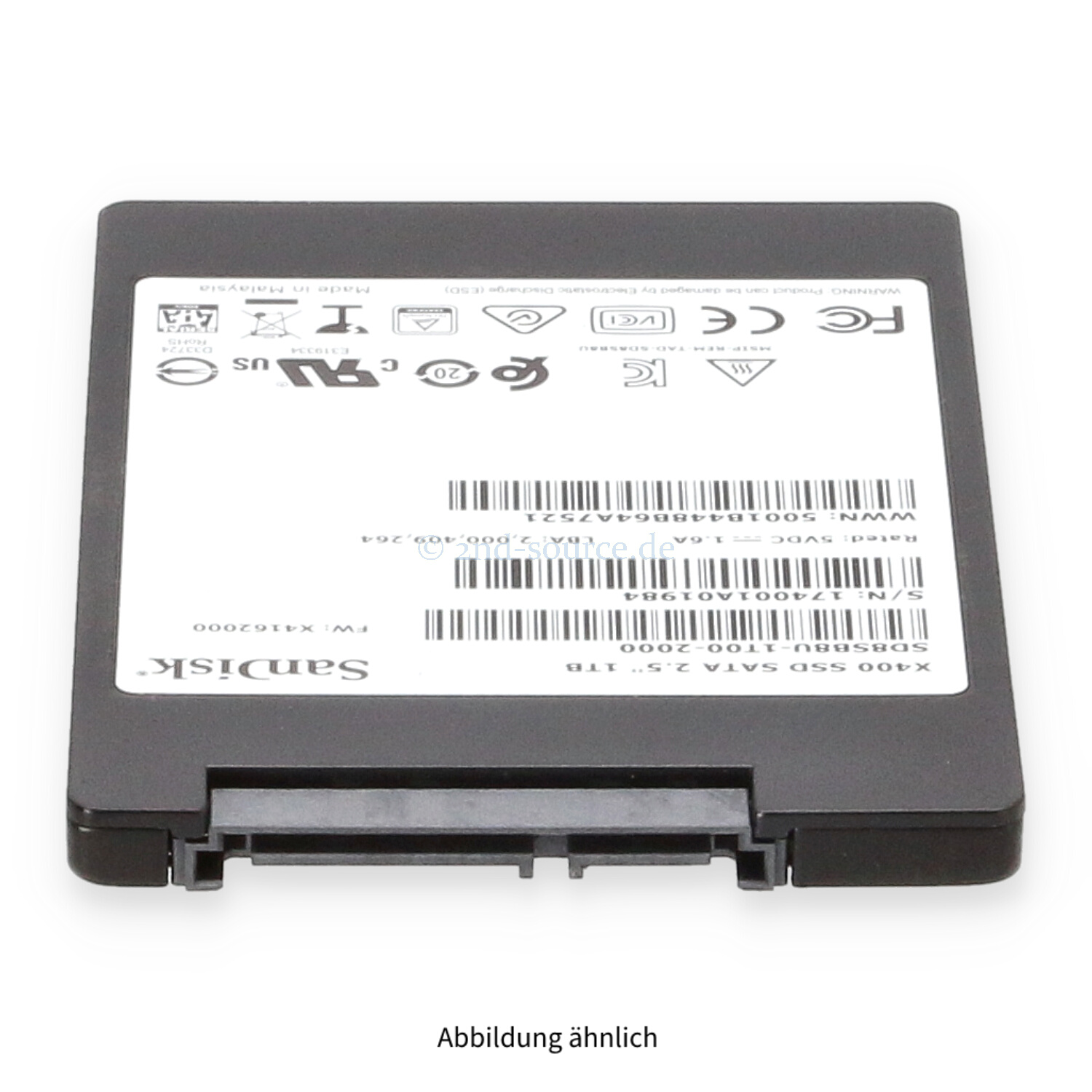 SanDisk X400 1TB SAS 6G SFF Read Intensive SSD SD8SB8U-1T00-2000