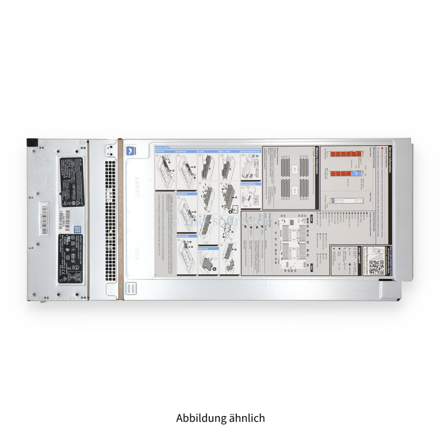 Dell PowerEdge MX740c CTO Chassis X8VC8 0X8VC8 0Y7XY 00Y7XY