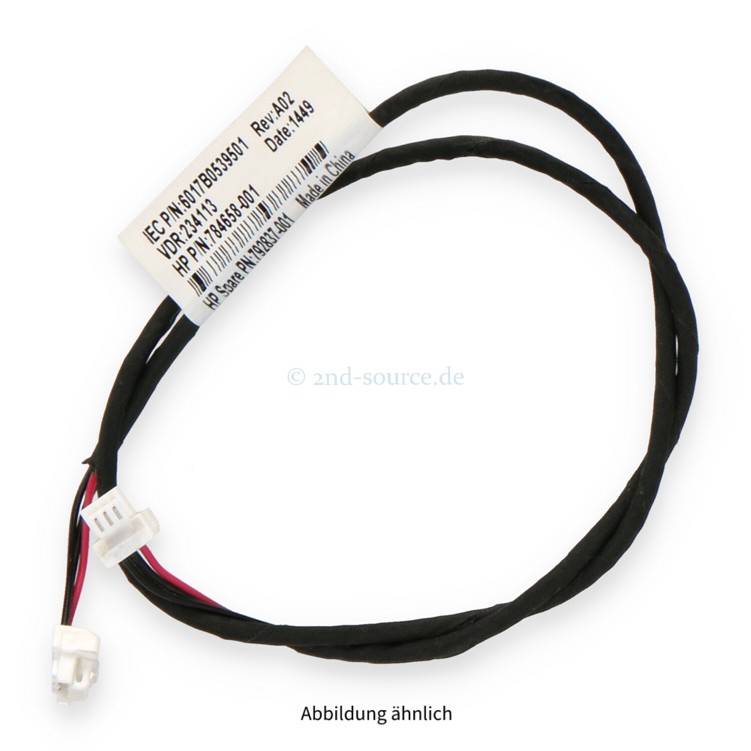 HPE 0.40m 3-pin to 3-pin G9 PCI Controller Cache Power Cable 792837-001 784658-001