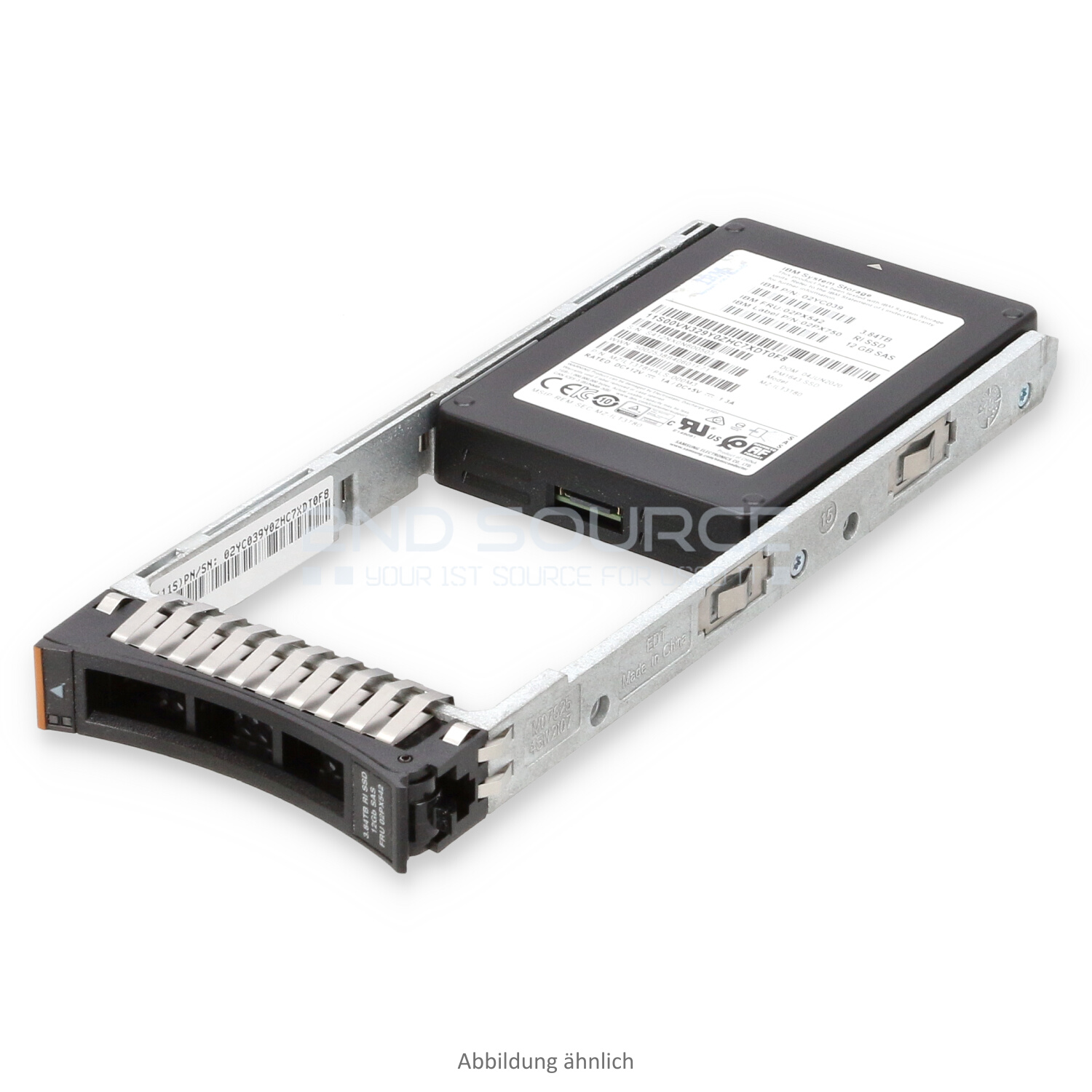 IBM 3.84TB SAS 12G SFF Read Intensive HotPlug SSD Storwize V5030 02PX542 02YC039
