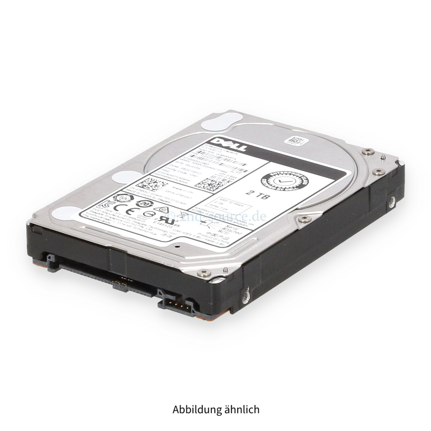 Dell 2TB 7.2k SAS 12G SFF HDD TMVN7 0TMVN7