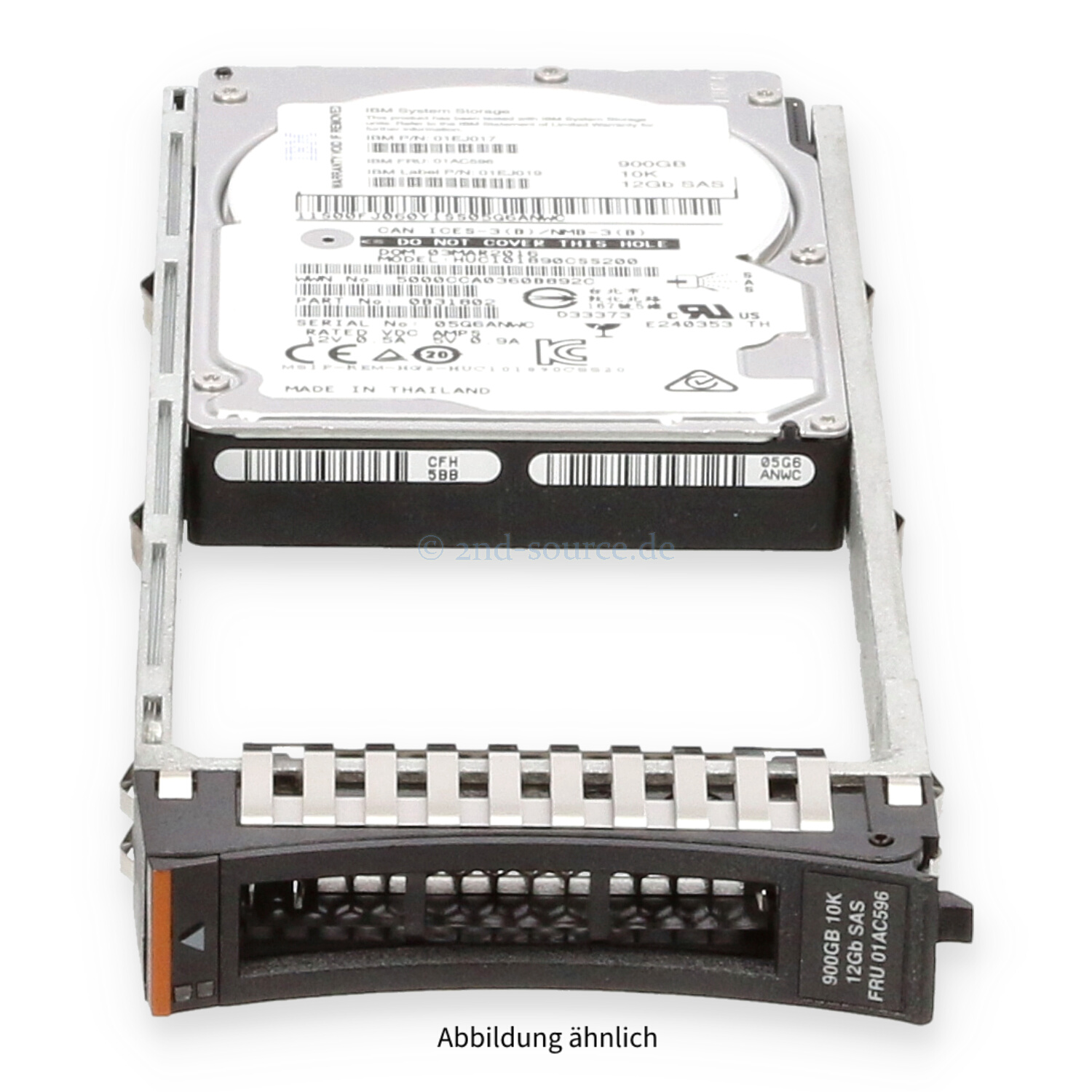 IBM 900GB 10k SAS 12G SFF HotPlug HDD V5000 G2 01AC596 01EJ017