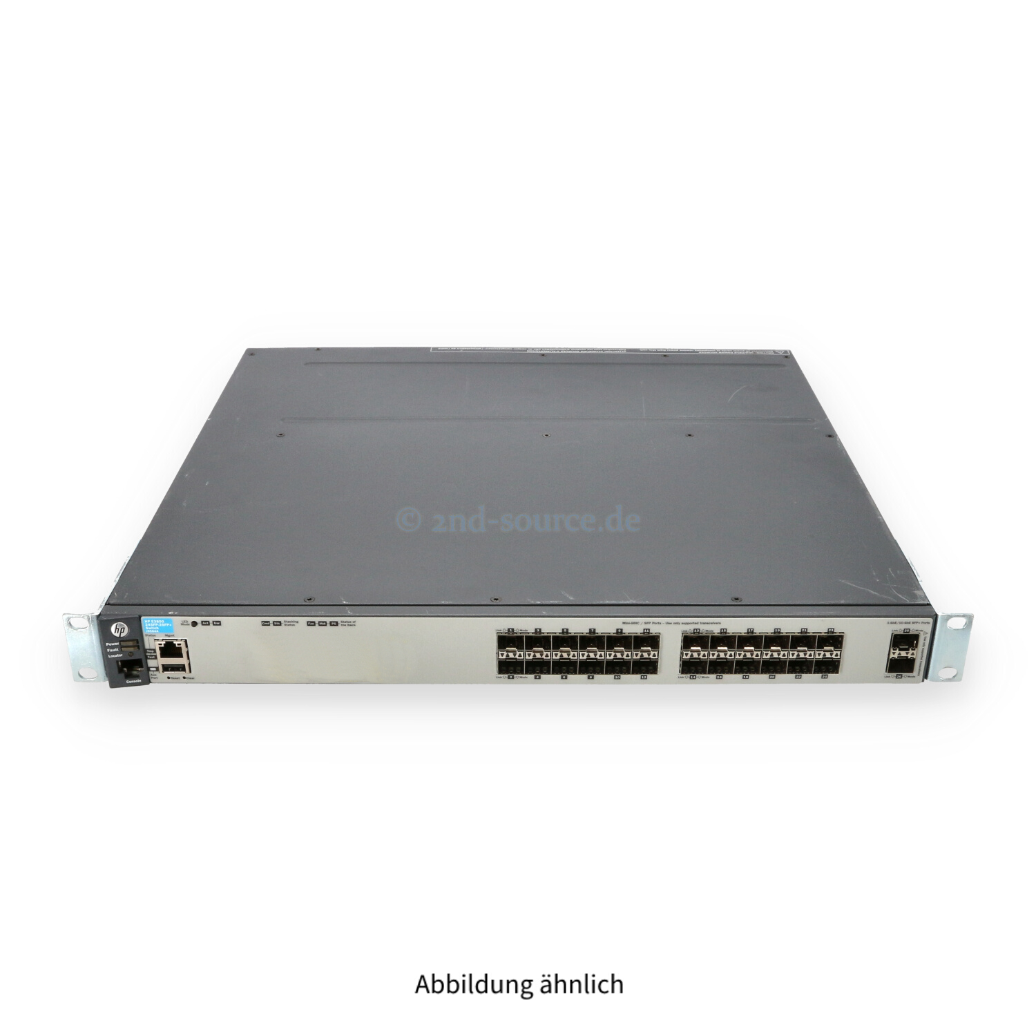 HPE ProCurve E3800-24SFP-2SFP+ 24x SFP 1GbE 2x SFP+ 10GbE Managed Switch J9584A