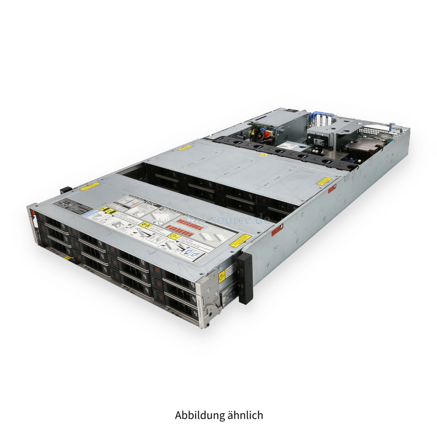 Dell R740xd2 2P Silver 4108 1.80GHz 8C 128GB H730p 432TB 7.2k SATA 6G HDD (24x 18TB) X540-T2 2x 1100W