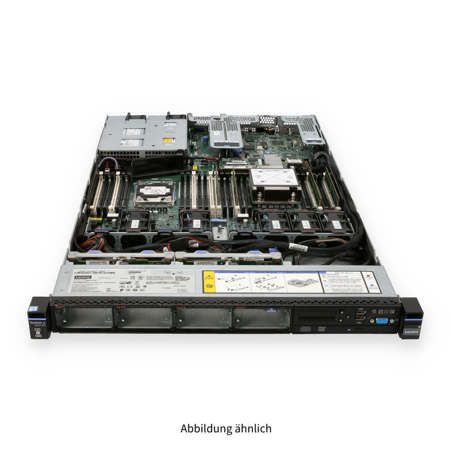 Lenovo System x3550 M5 8xSFF 1P E5-2630 v3 2.40GHz 8C 32GB M5210 2x 750W Lenovo System x3550 M5 8xSFF 1P E5-2630 v3 2.40GHz 8C 32GB M5210 2x 750W