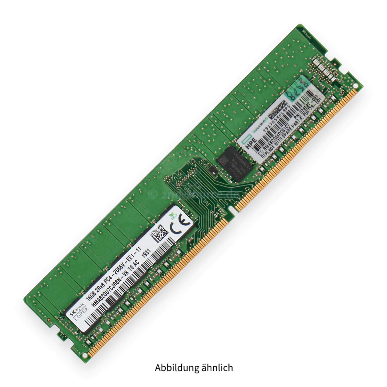 HPE 16GB PC4-21300V-E DIMM Dual Rank x8 (DDR4-2666) Unbuffered ECC 879507-B21 P06773-001 879527-091 HPE 16GB PC4-21300V-E DIMM Dual Rank x8 (DDR4-2666) Unbuffered ECC 879507-B21 P06773-001 879527-091