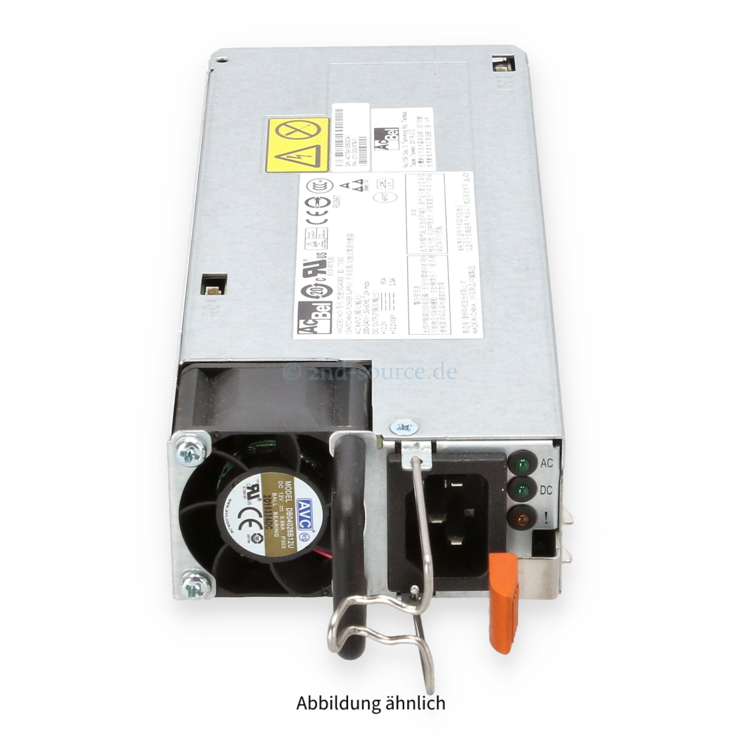 EMC AcBel 1100W HotPlug Power Supply VNX5200 5400 5600 071-000-578-01 SGA005 EMC AcBel 1100W HotPlug Power Supply VNX5200 5400 5600 071-000-578-01 SGA005