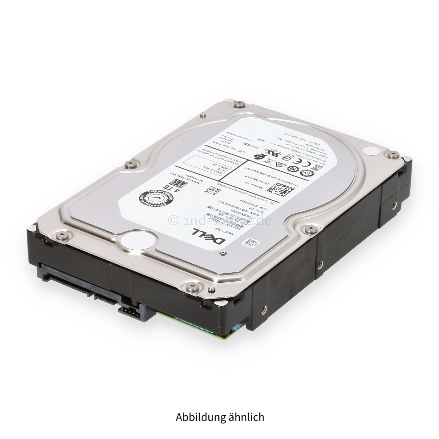 Dell 4TB 7.2k SATA 6G LFF HDD 400-AUUX MWHY9 0MWHY9