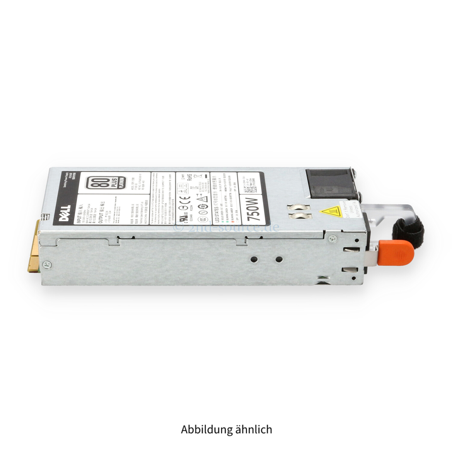 Dell 750W 80 Plus Platinum HotPlug Power Supply R620 R720 D5MW8 0D5MW8 Dell 750W 80 Plus Platinum HotPlug Power Supply R620 R720 D5MW8 0D5MW8