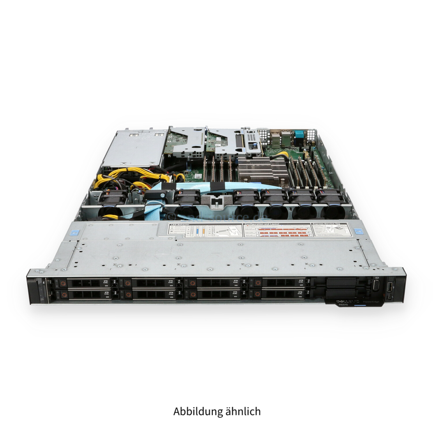 Dell R6515 10xNVMe 1P 7702P 64C 2.00GHz 1TB S150 8x 8TB NVMe SSD 2x 480GB M.2 SSD CX512F 2x 550W Dell R6515 10xNVMe 1P 7702P 64C 2.00GHz 1TB S150 8x 8TB NVMe SSD 2x 480GB M.2 SSD CX512F 2x 550W