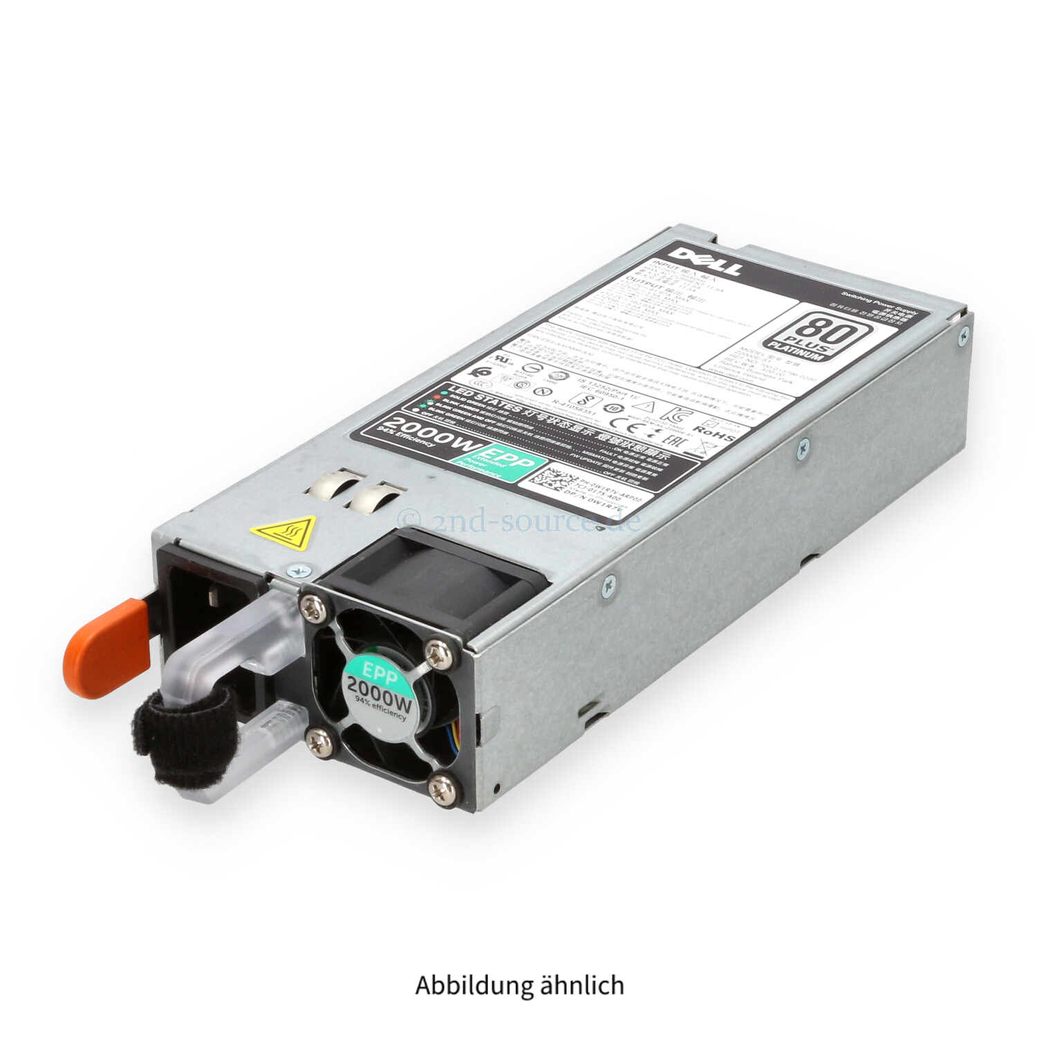 Dell 2000W HotPlug Power Supply W1R7V 0W1R7V