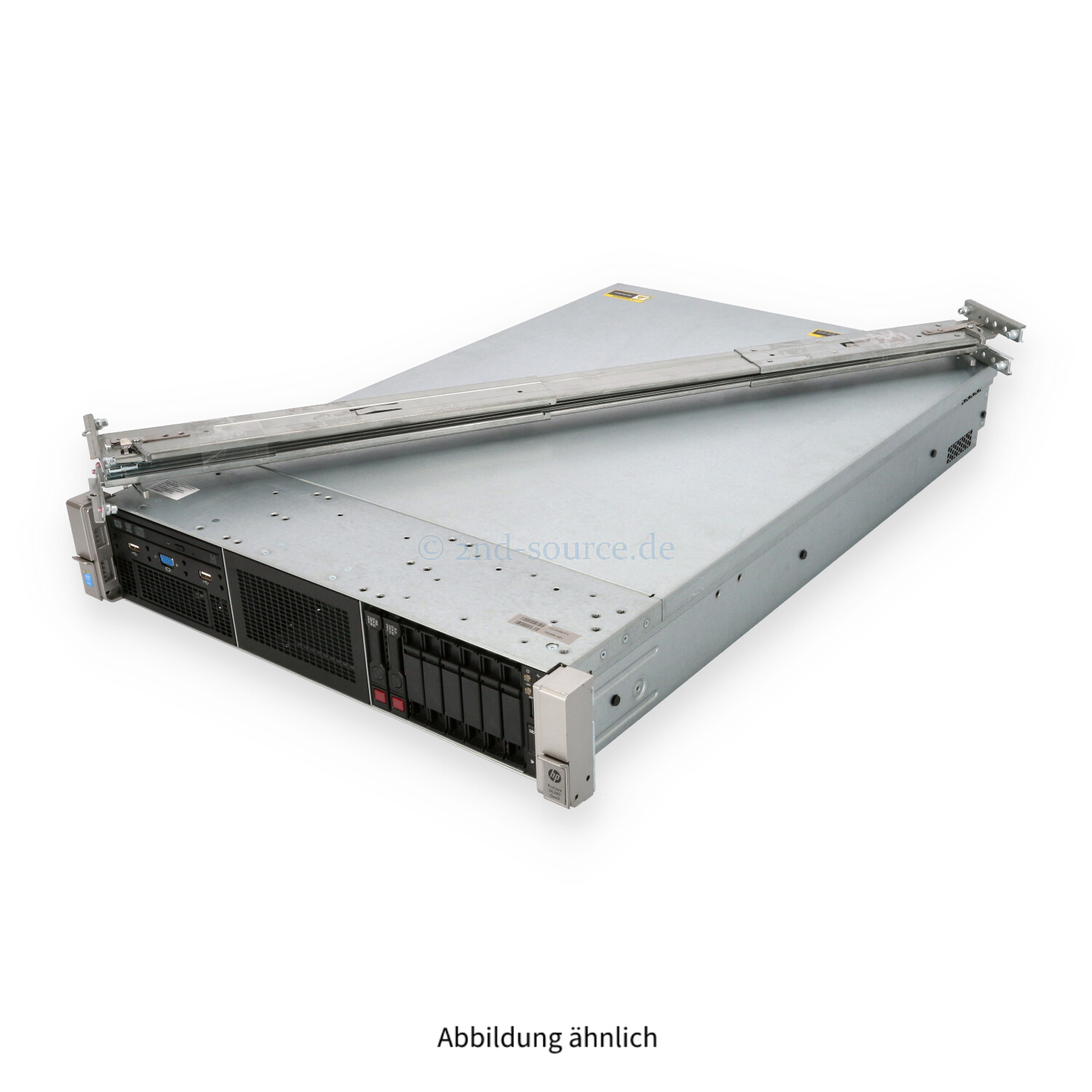 HPE DL380 G9 8xSFF 2P E5-2680 v4 2.40GHz 14C 256GB P440ar 2x 1.8TB SAS 2x RPS Rackkit