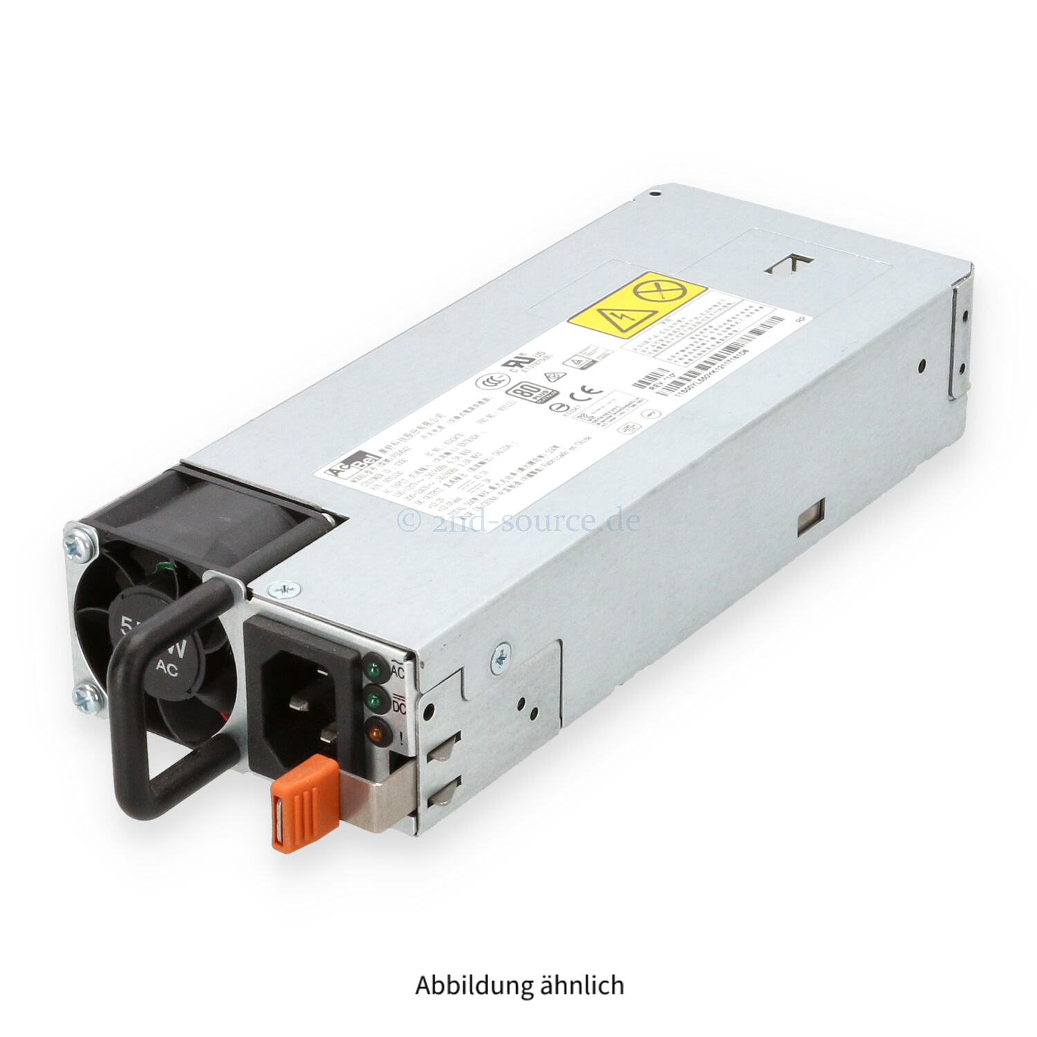 Lenovo AcBel 550W Hot Plug Power Supply 00YL551 00YL550 Lenovo AcBel 550W Hot Plug Power Supply 00YL551 00YL550