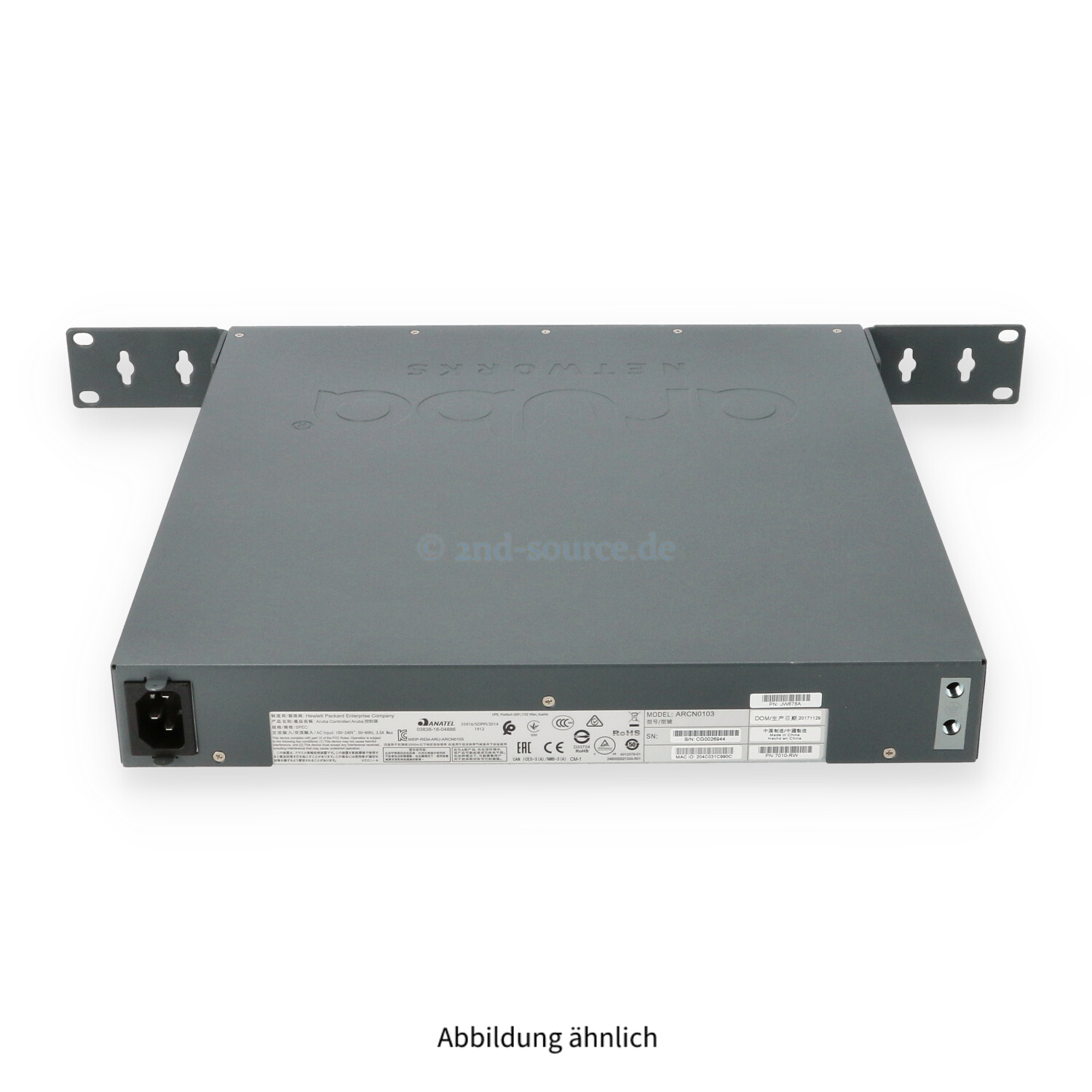 HPE Aruba 7010 16x 1000Base-T PoE+ 2x SFP WLAN Access Point Controller JW678A JW678-61001