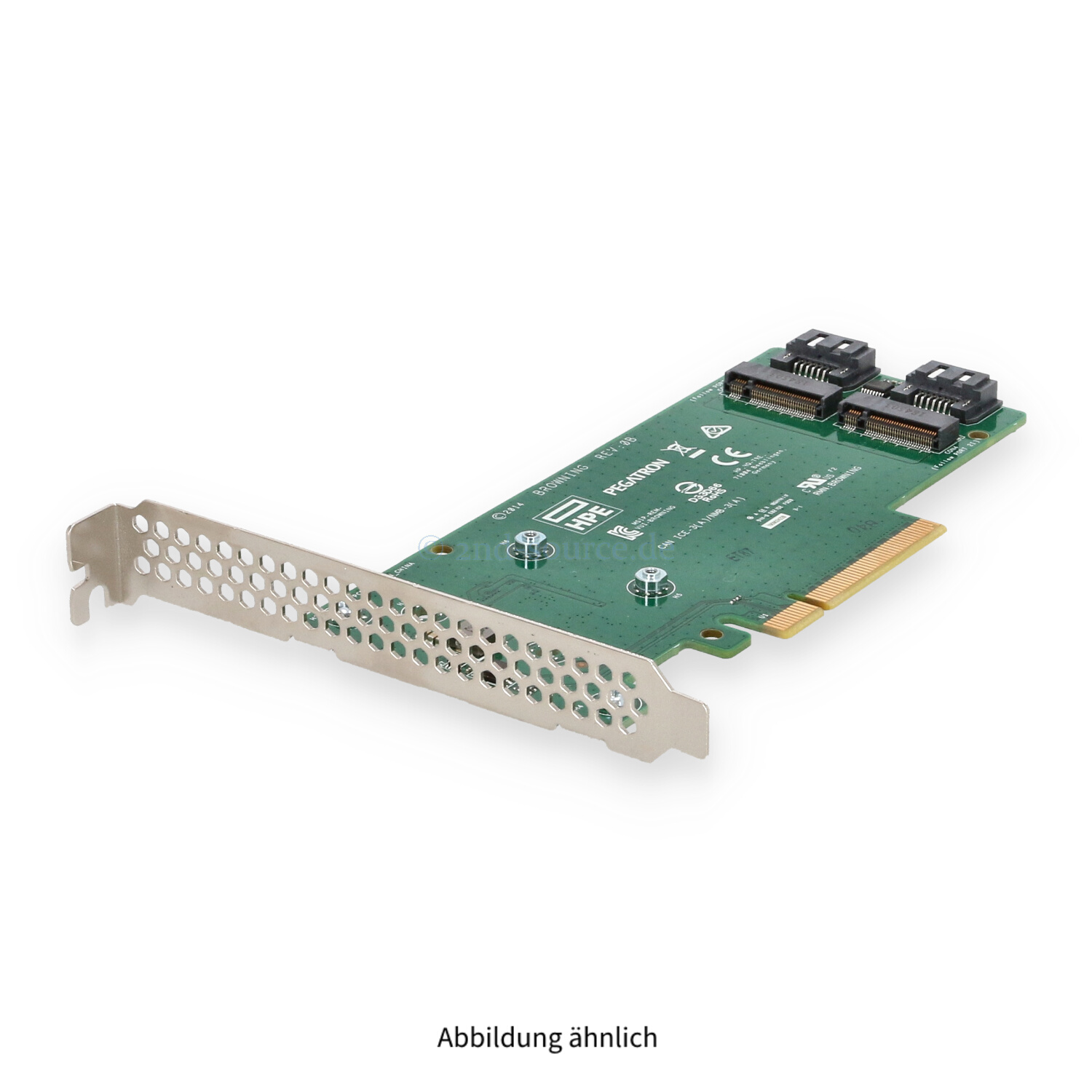 HPE Dual SATA M.2 PCIe x8 SSD Adapter 759505-001 759238-001 HPE Dual SATA M.2 PCIe x8 SSD Adapter 759505-001 759238-001