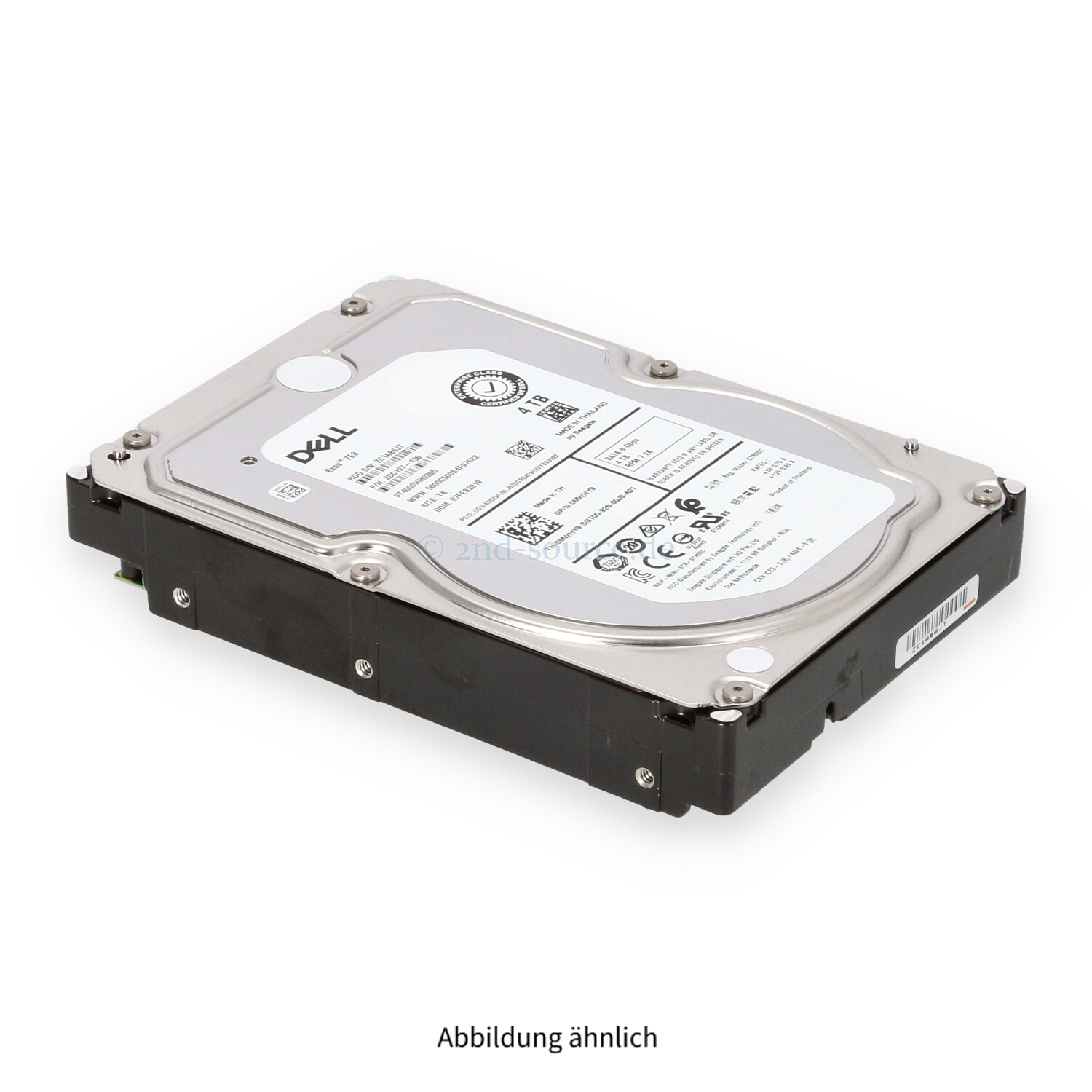 Dell 4TB 7.2k SATA 6G LFF HDD 400-AUUX MWHY9 0MWHY9