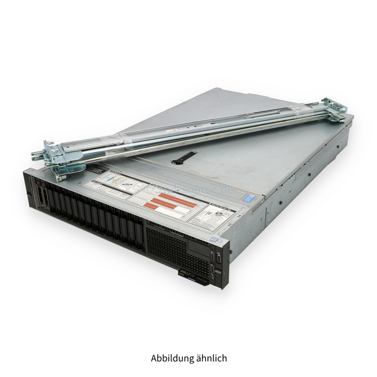Dell R740 16xSFF 2P Silver 4108 1.80GHz 8C 128GB H730p 2x 480GB SSD X550-T4 2x RPS