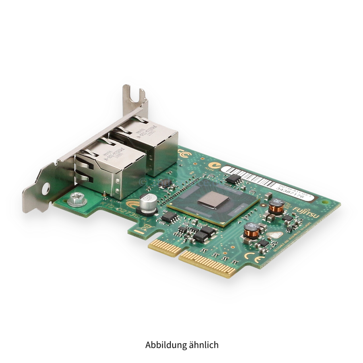 Fujitsu D2735-A12 2x1000Base-T PCIe Server Ethernet Adapter Low Profile S26361-D2735-A12 Fujitsu D2735-A12 2x1000Base-T PCIe Server Ethernet Adapter Low Profile S26361-D2735-A12