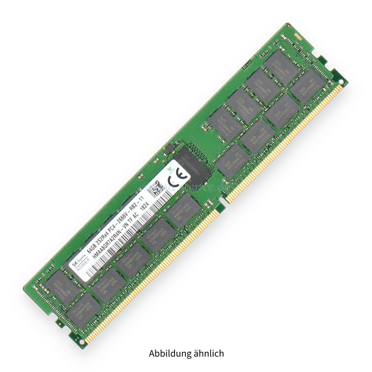 Hynix 64GB PC4-21300V-R DIMM Quad Rank x4 (DDR4-2666) Registered ECC HMAA8GR7A2R4N-VN