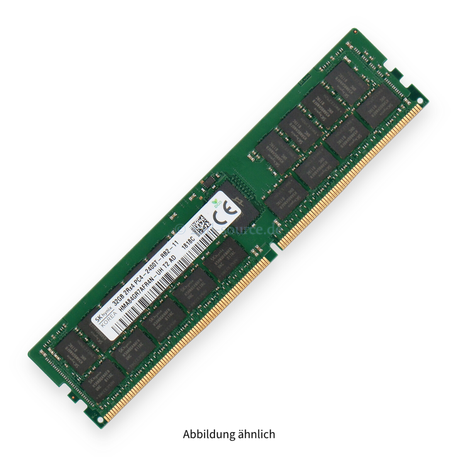 Hynix 32GB PC4-19200T-R DIMM Dual Rank x4 (DDR4-2400) Registered ECC HMA84GR7AFR4N-UH