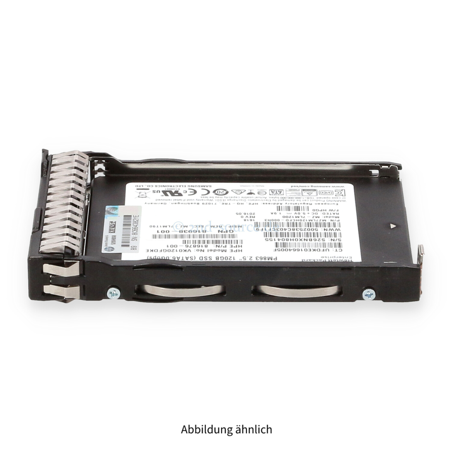 HPE 120GB SATA 6G SFF Read Intensive SC HotPlug SSD 816879-B21 817061-001