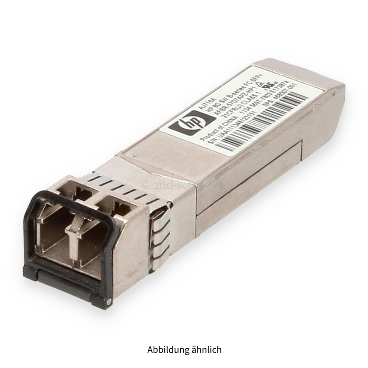HPE 8GB Shortwave FC SFP+ Transceiver Module AJ716A 468507-001 HPE 8GB Shortwave FC SFP+ Transceiver Module AJ716A 468507-001