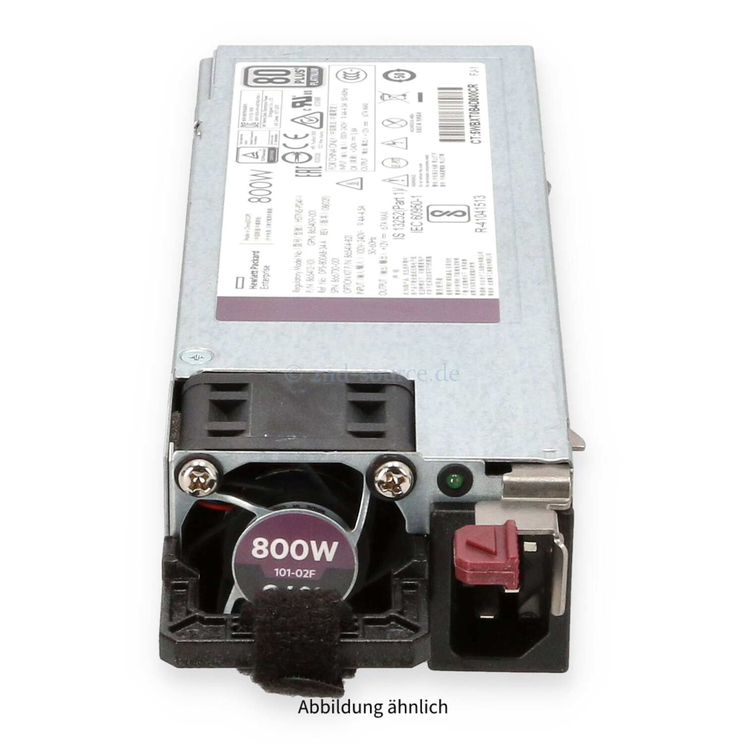 HPE 800W HotPlug Power Supply Gen10 865414-B21 866730-001