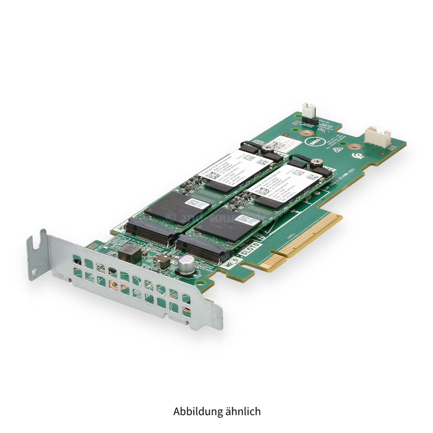 Dell BOSS 2x120GB M.2 Solid State Storage Adapter PCIe Low Profile 2MFVD 02MFVD