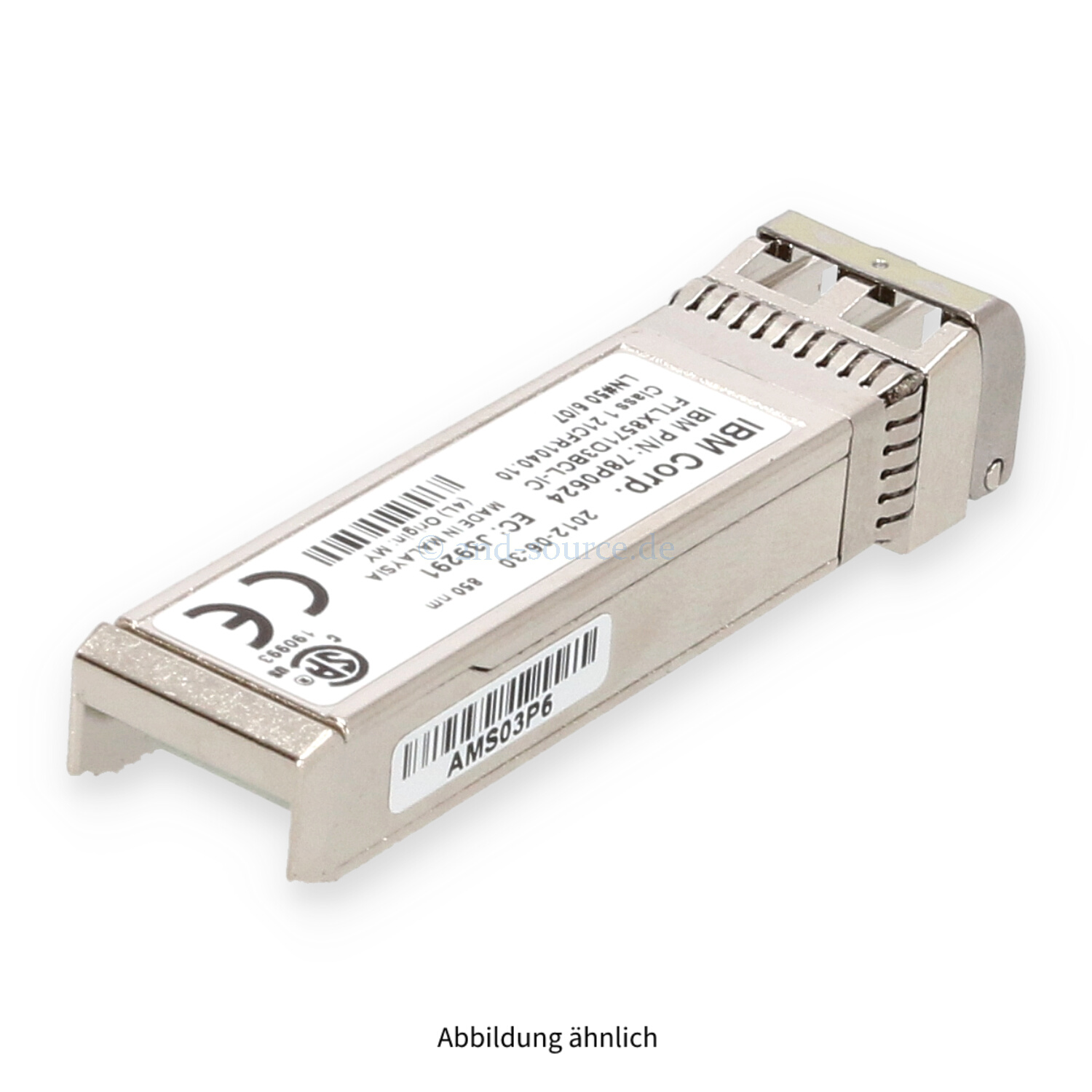 Lenovo 10GB Shortwave SFP+ Transceiver Module 49Y8578 78P0624