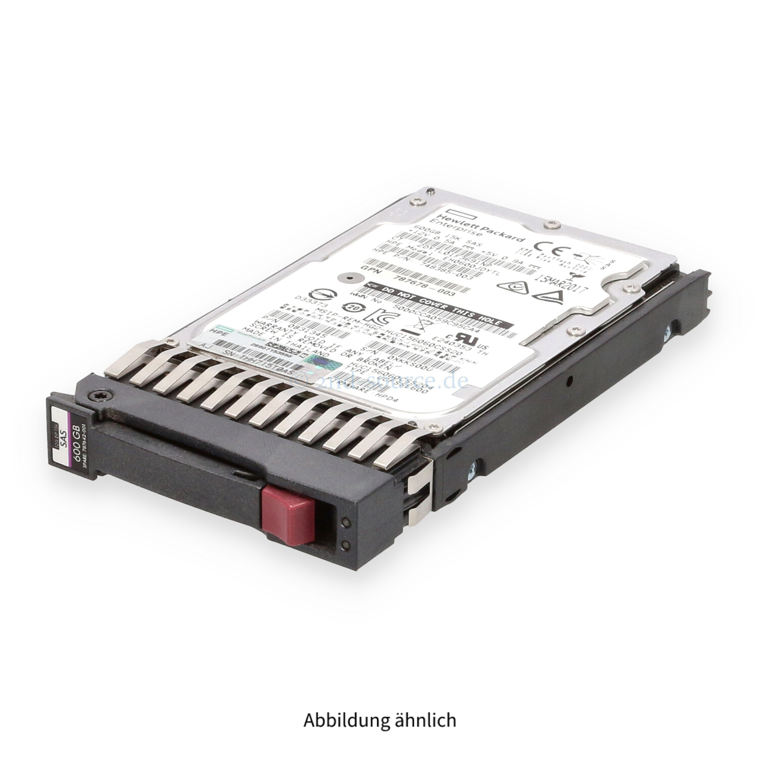 HPE 600GB 15k SAS 12G SFF DP HotPlug HDD MSA 2040 J9F42A 787642-001