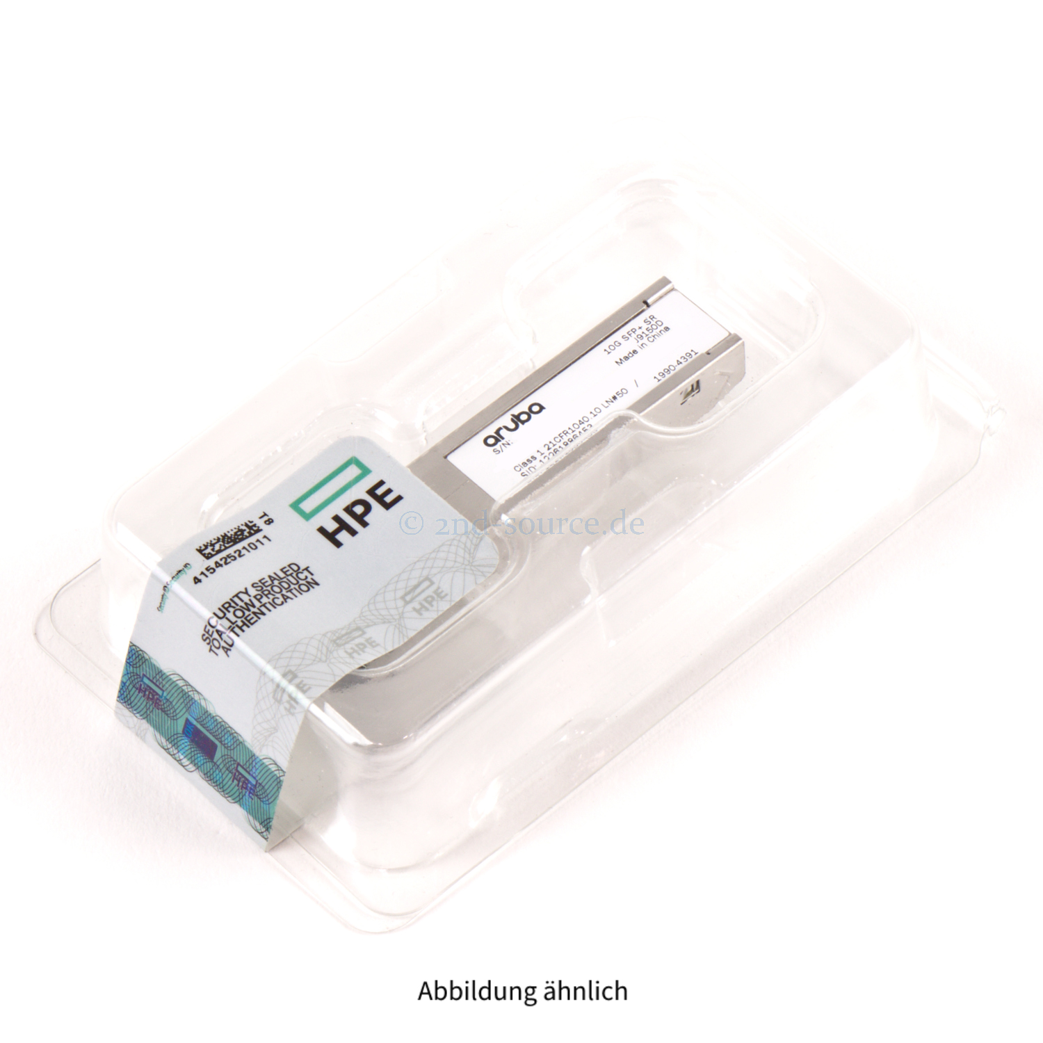HPE Aruba 10GBase-SR LC Short Range SFP OM3 MMF Transceiver Module J9150D J9150-61201